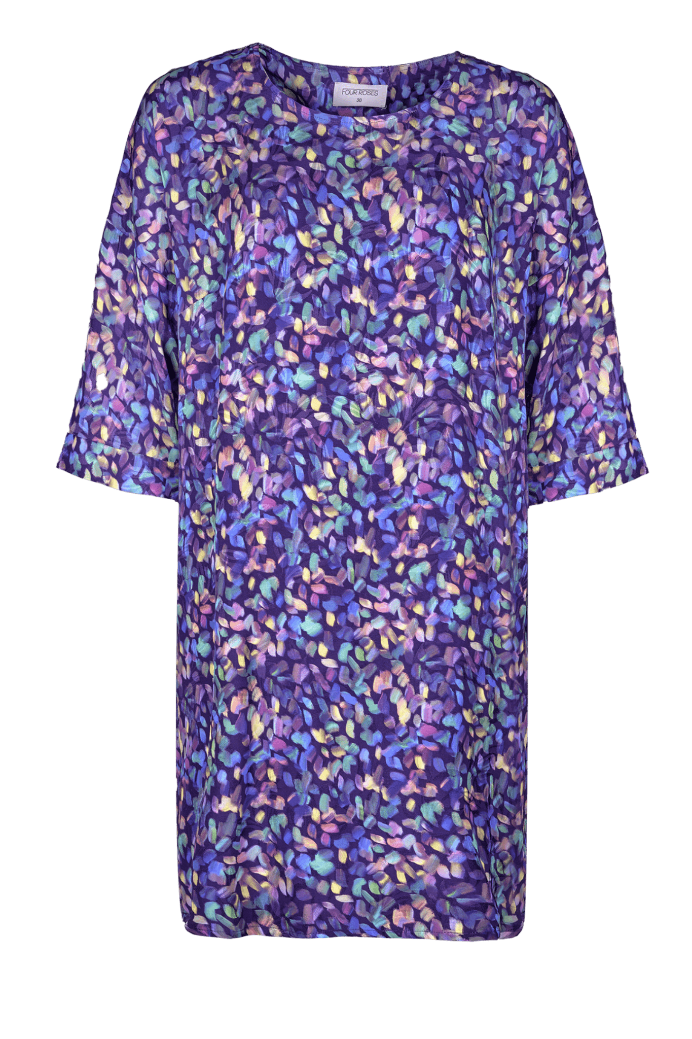 KORTE JURK MULTICOLOUR (8575) - Four Roses