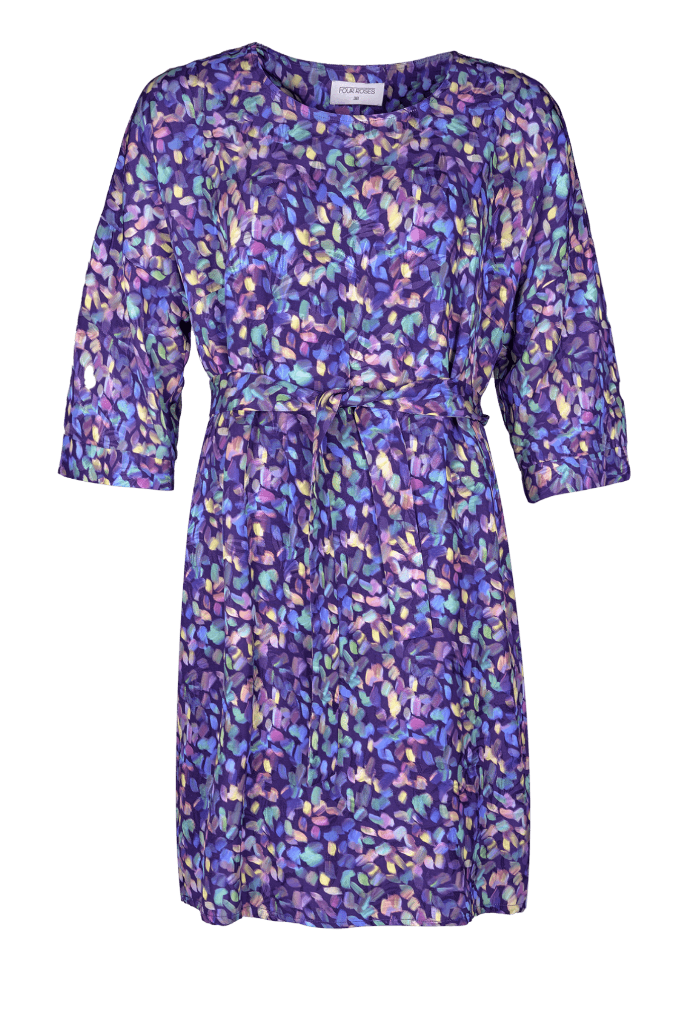 KORTE JURK MULTICOLOUR (8575) - Four Roses