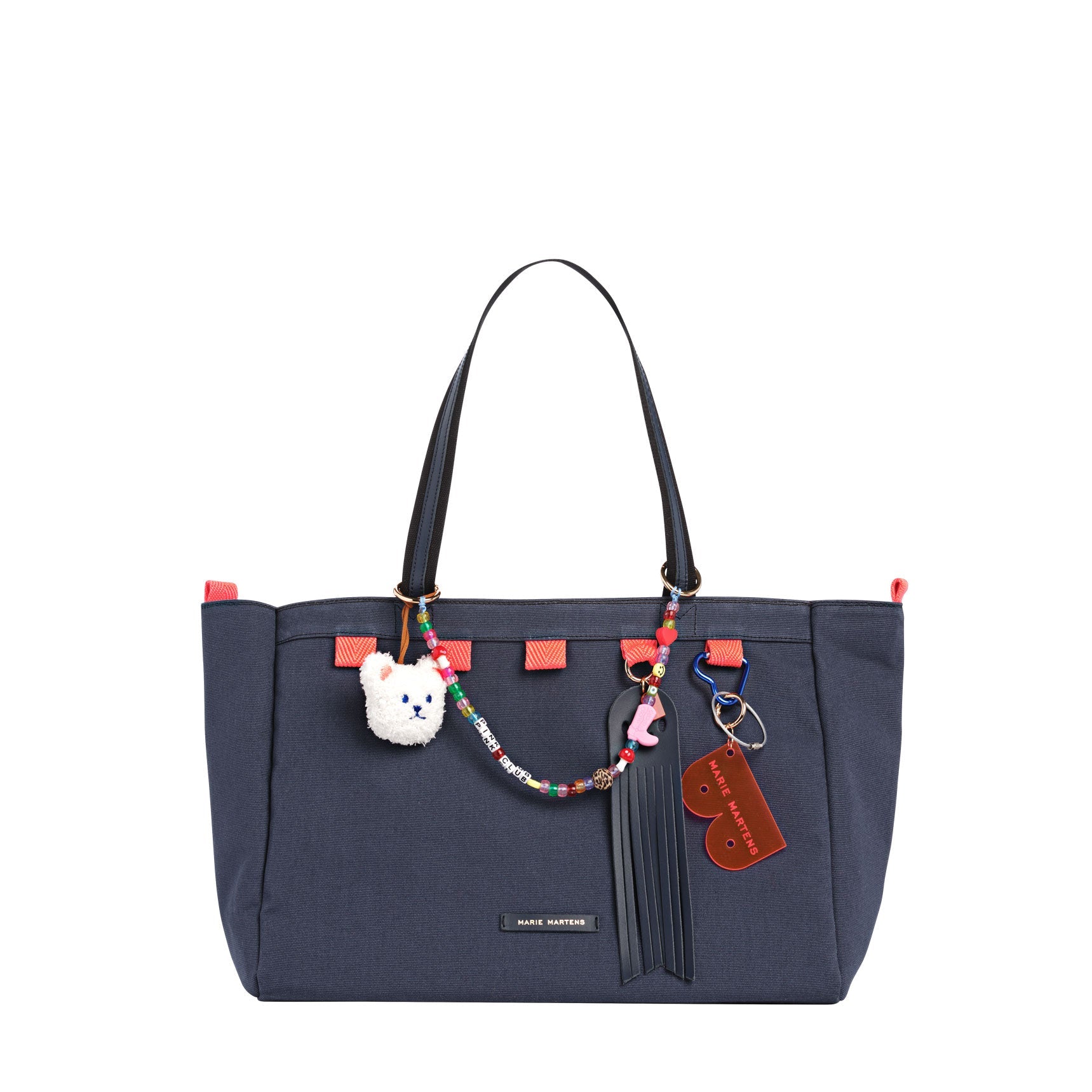 Marie Martens - Charms Shopper - Navy - Four Roses