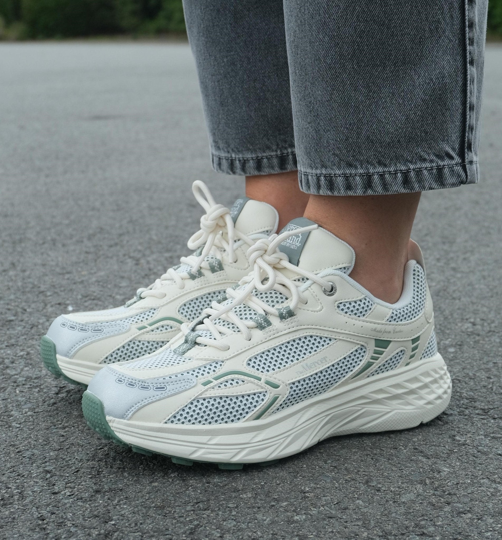 MERCER - RE - Run Max Cactus (White - green) - Four Roses