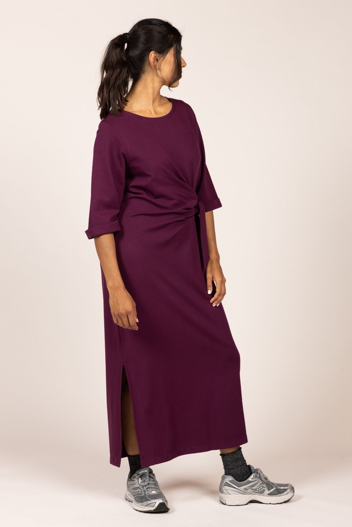 MIDI-JURK MET STRIKDETAIL (9538) - Four Roses