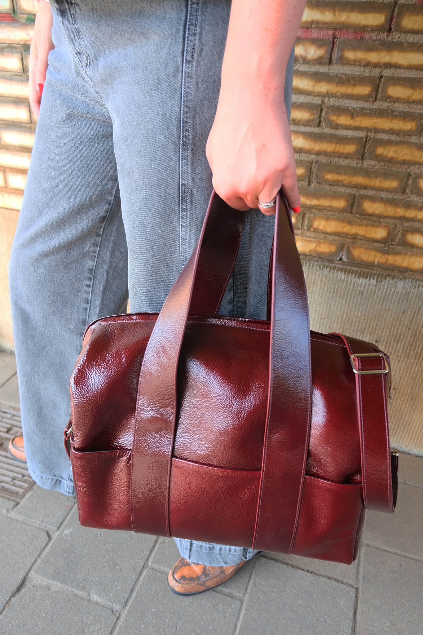 MIEKE DIERCKX - BOWLING BAG XL - Four Roses