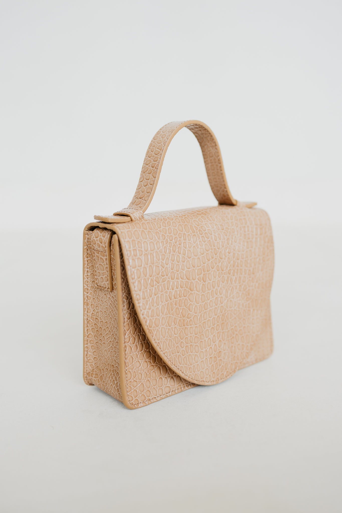 MIEKE DIERCKX - Micro Briefcase - Lecce Little Croco - Four Roses