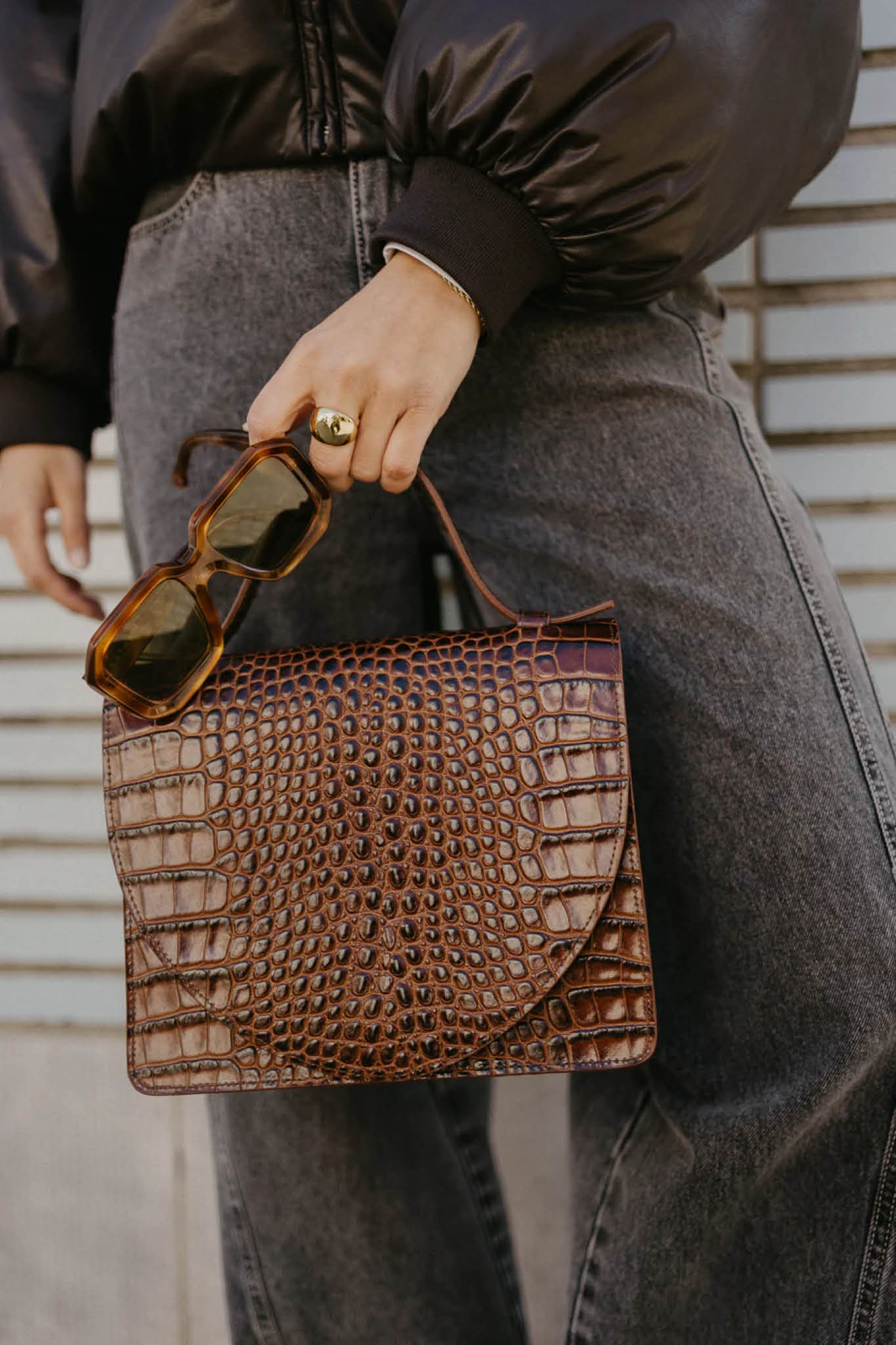 MIEKE DIERCKX - MINI BRIEFCASE - Four Roses