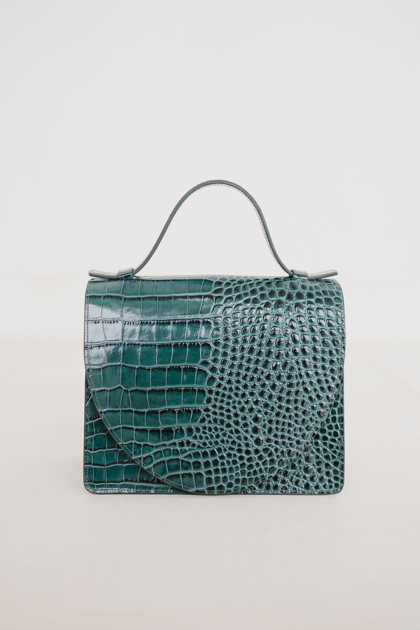 MIEKE DIERCKX - Mini Briefcase - Monopoli Croco - Four Roses