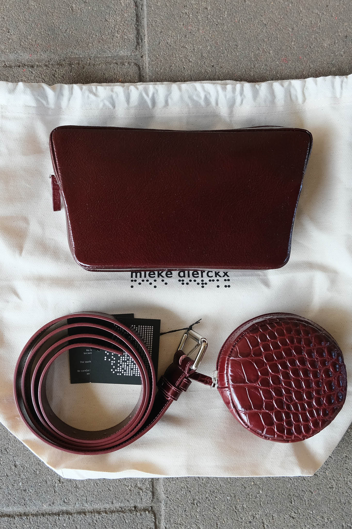 MIEKE DIERICKX - THE BELT XL - COMBI SET - Four Roses