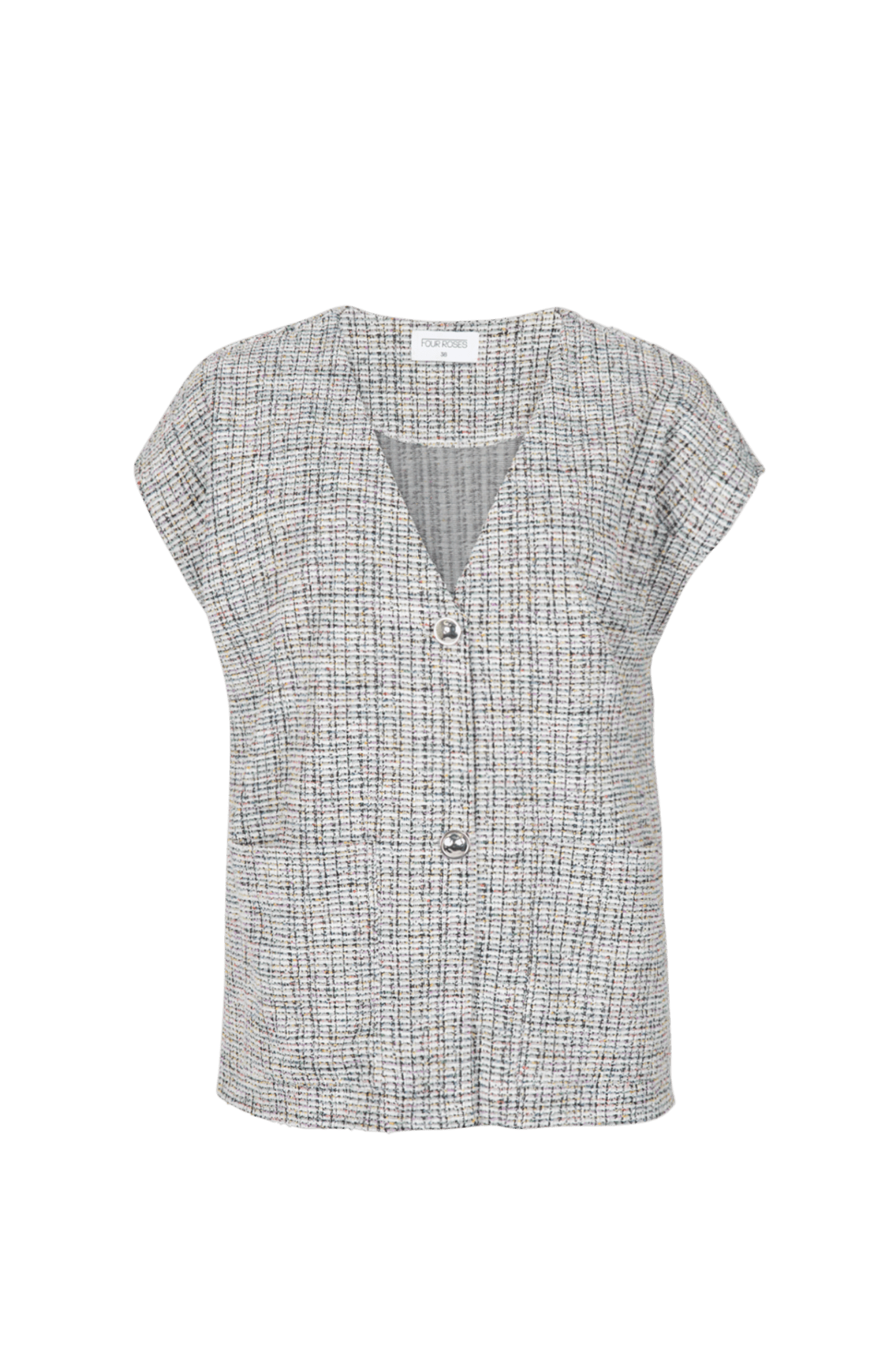 OVERSIZED VEST CHANEL (9094) - Four Roses