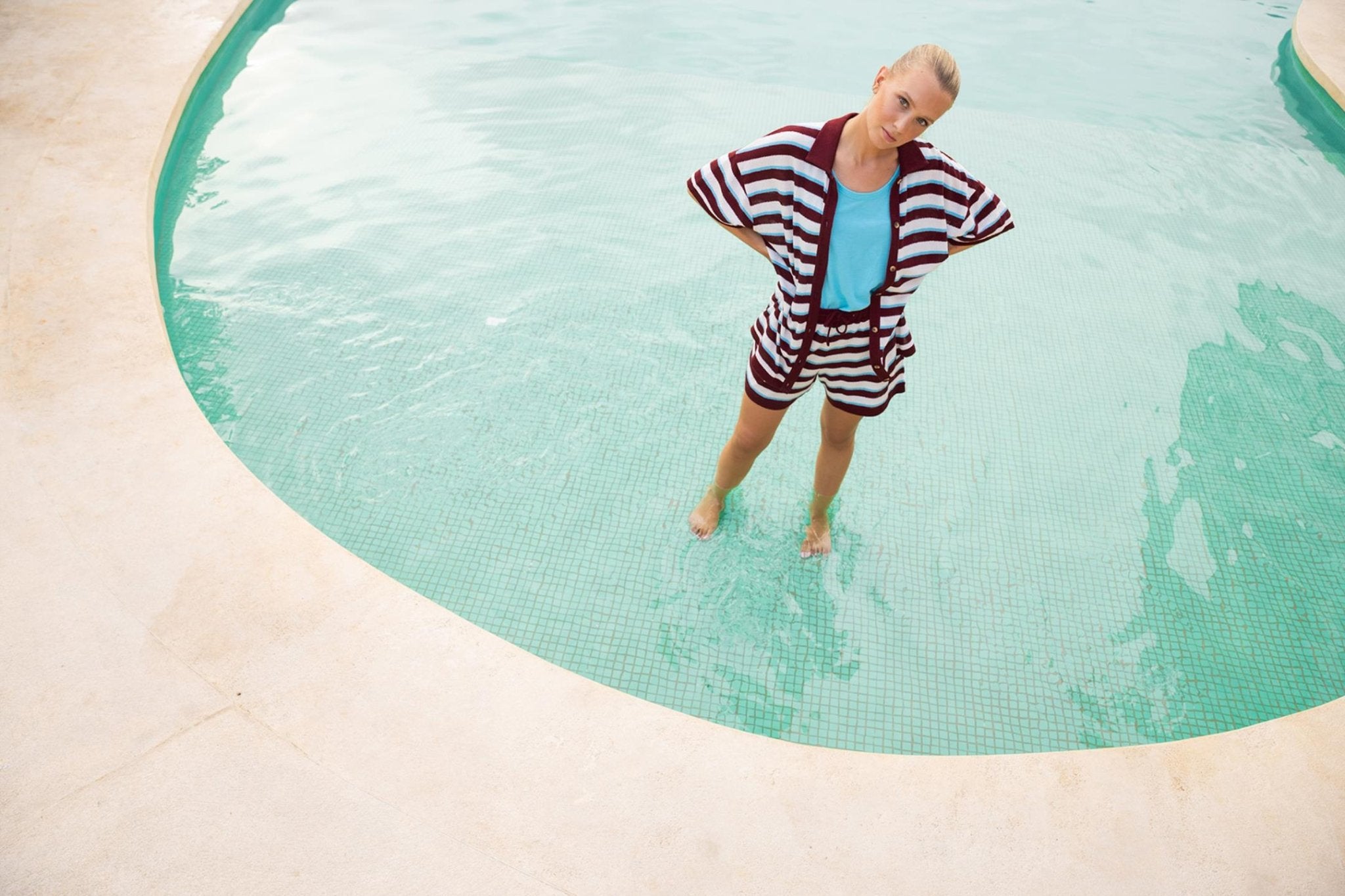 POLO À RAYURES (9056) - Four Roses