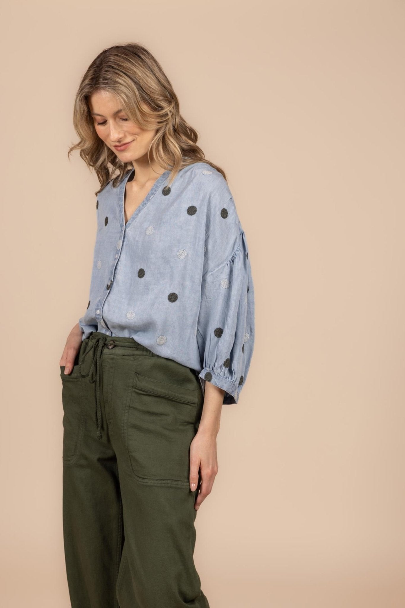 SPORTIEVE JEANS MET ZAKKEN (9511) - Four Roses