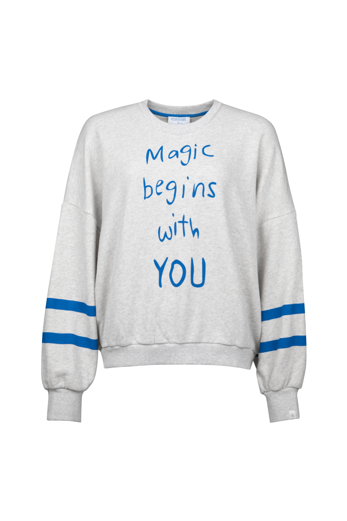 PULL MAKE - A - WISH (9166) - Gris Chine - Four Roses