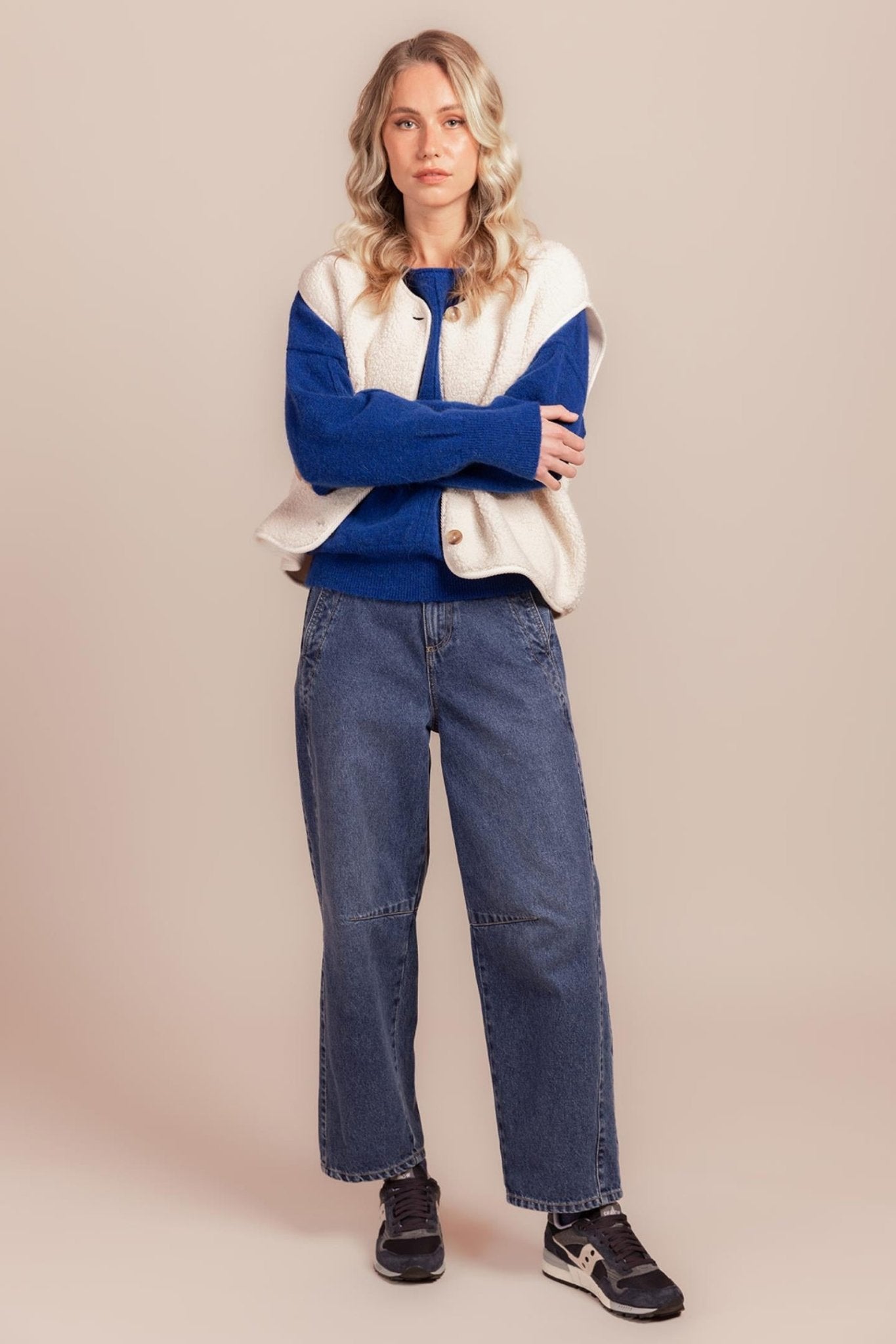 SWEATER MET FIJNE AFWERKING (8564) - Four Roses