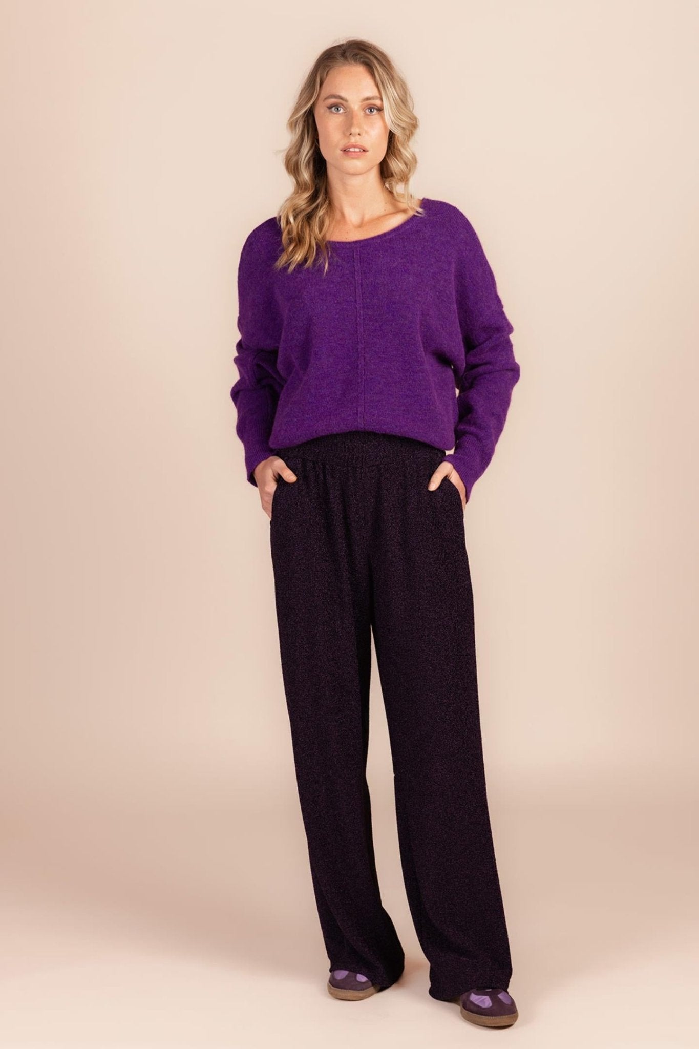 SWEATER MET FIJNE AFWERKING (8564) - Four Roses