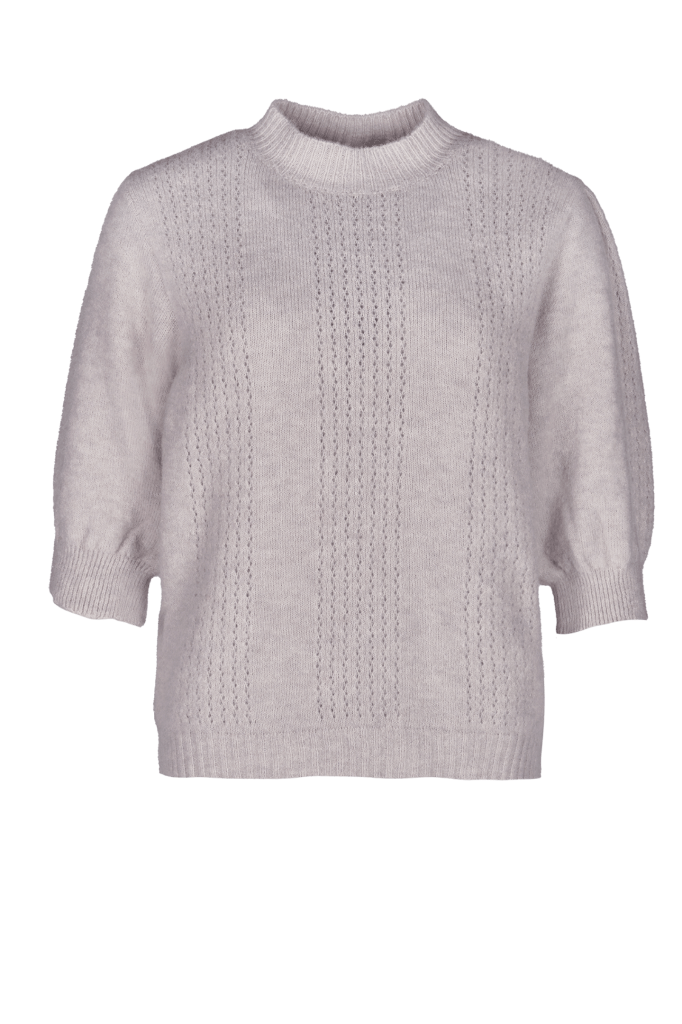 SWEATER MET KORTE MOUW EN FANTASIESTEEK (8563) - Four Roses
