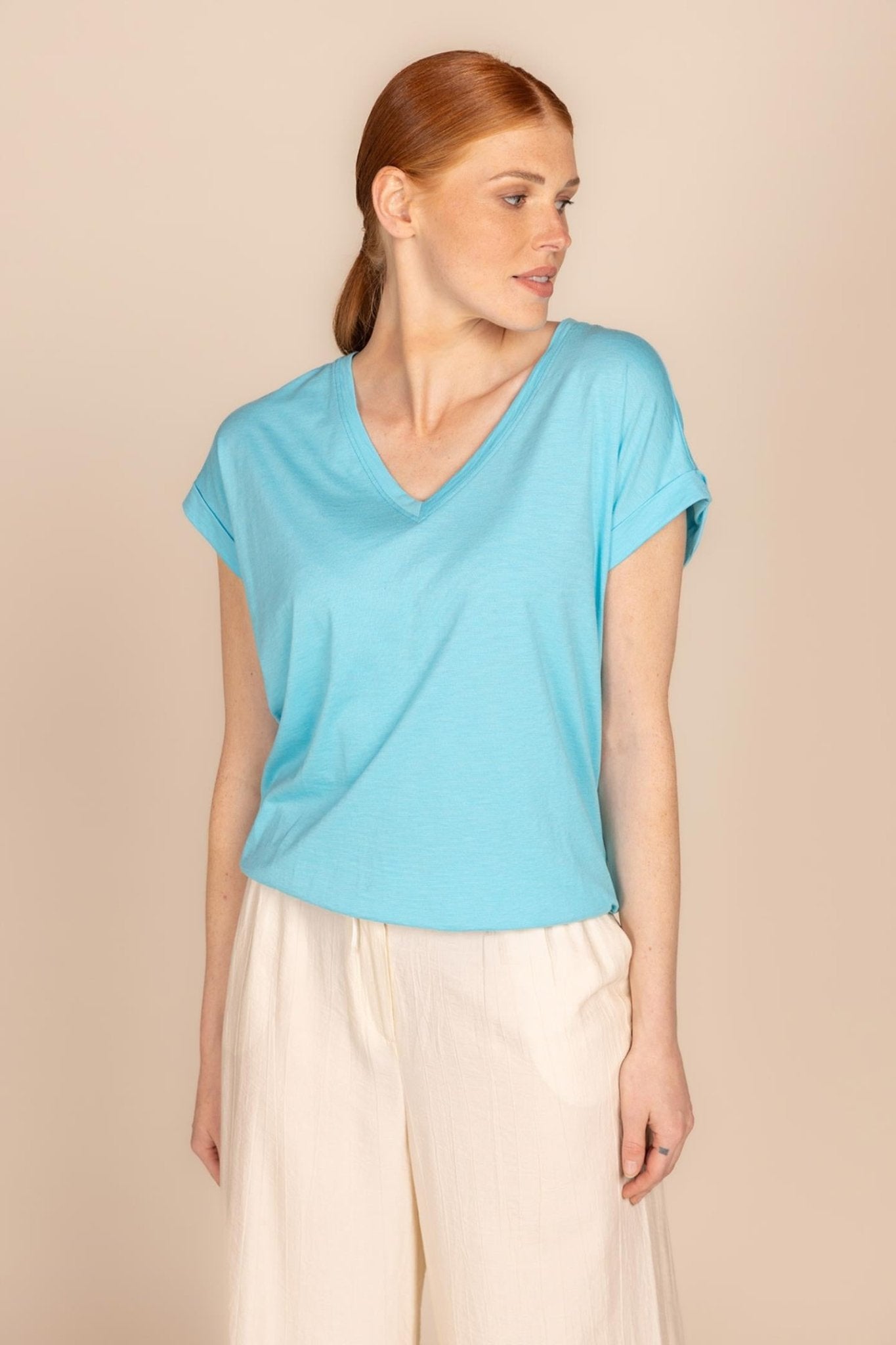 TSHIRT WITH FINE ELASTIC (9050) - Four Roses