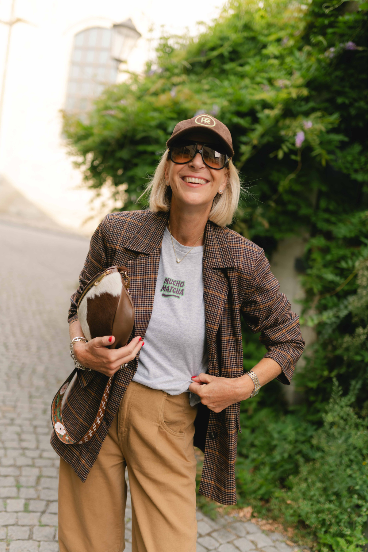 GRIJS T-SHIRT MUCHO MATCHA (9569)