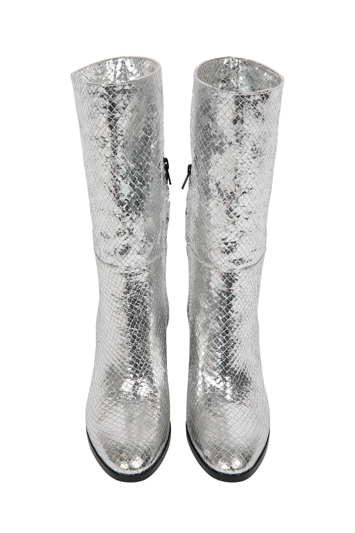 7654 BOOTS IN SILVER - Four Roses