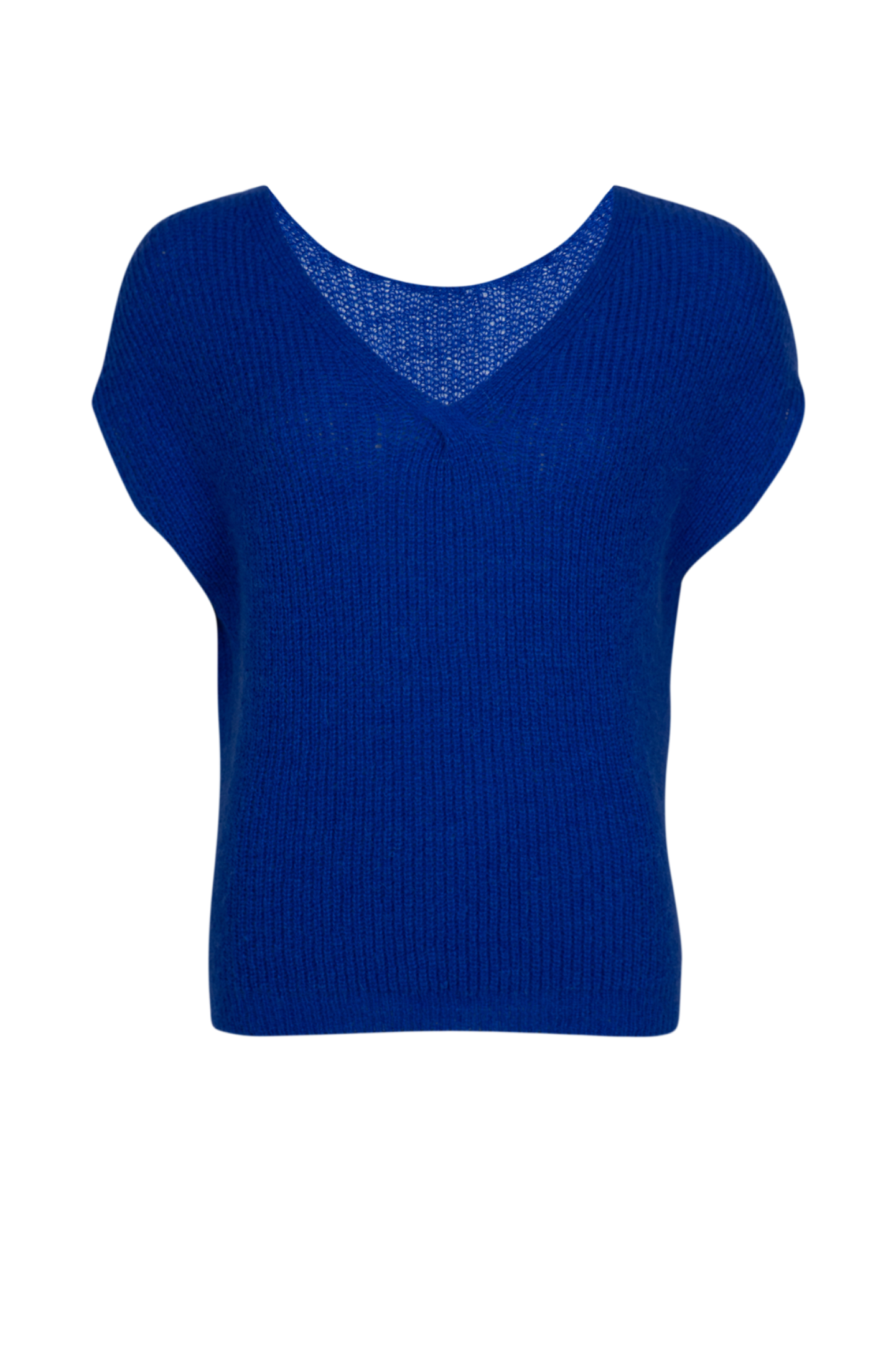 GEBREIDE SWEATER KORTE MOUW (8057)