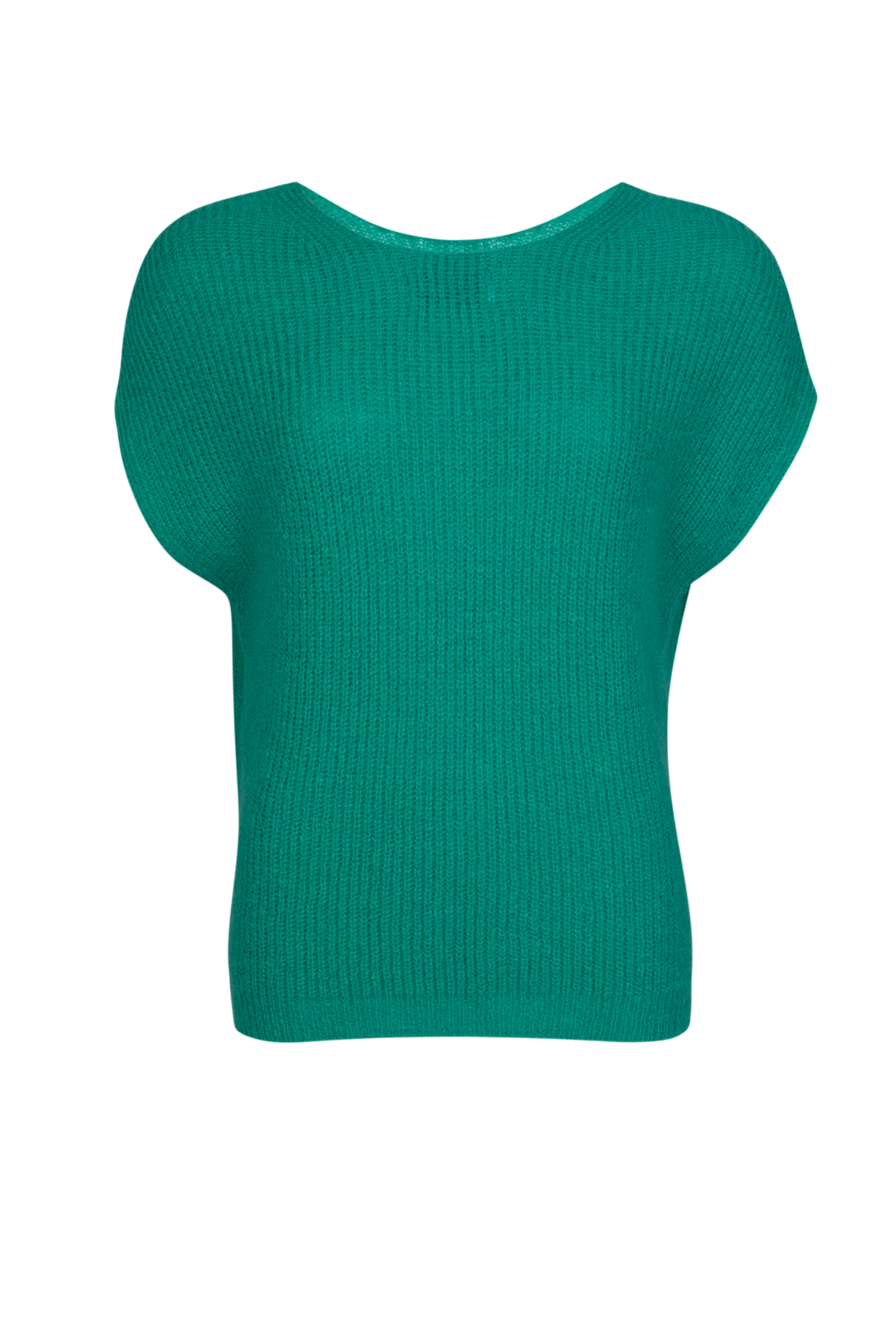 GEBREIDE SWEATER KORTE MOUW (8057)