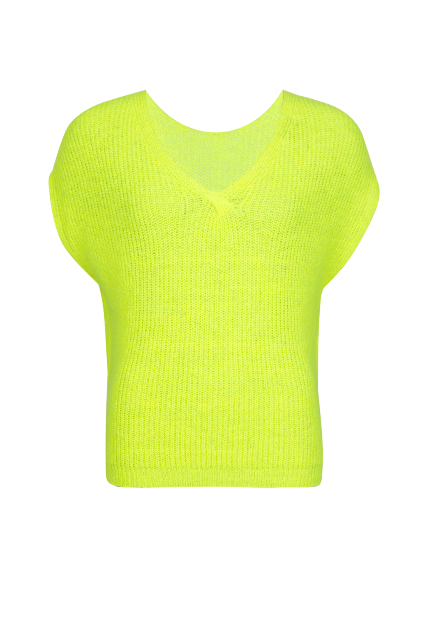 GEBREIDE SWEATER KORTE MOUW (8057)