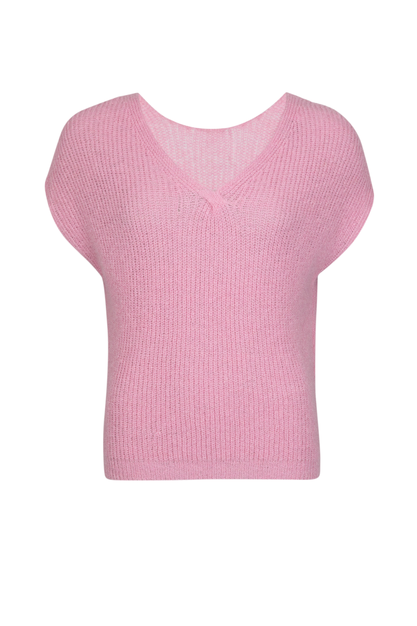 GEBREIDE SWEATER KORTE MOUW (8057)