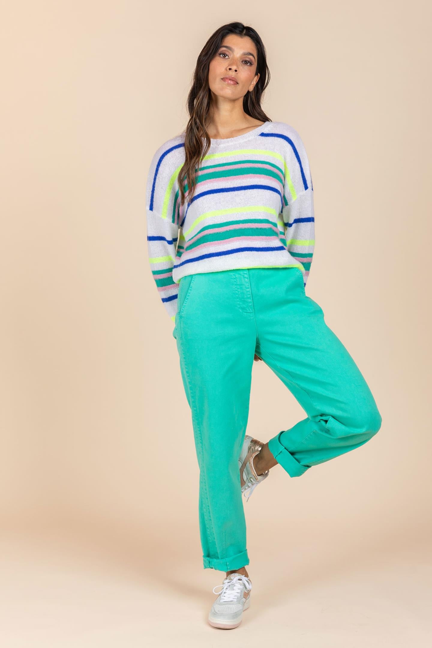 SWEATER MULTICOLOR STREEP (8058)