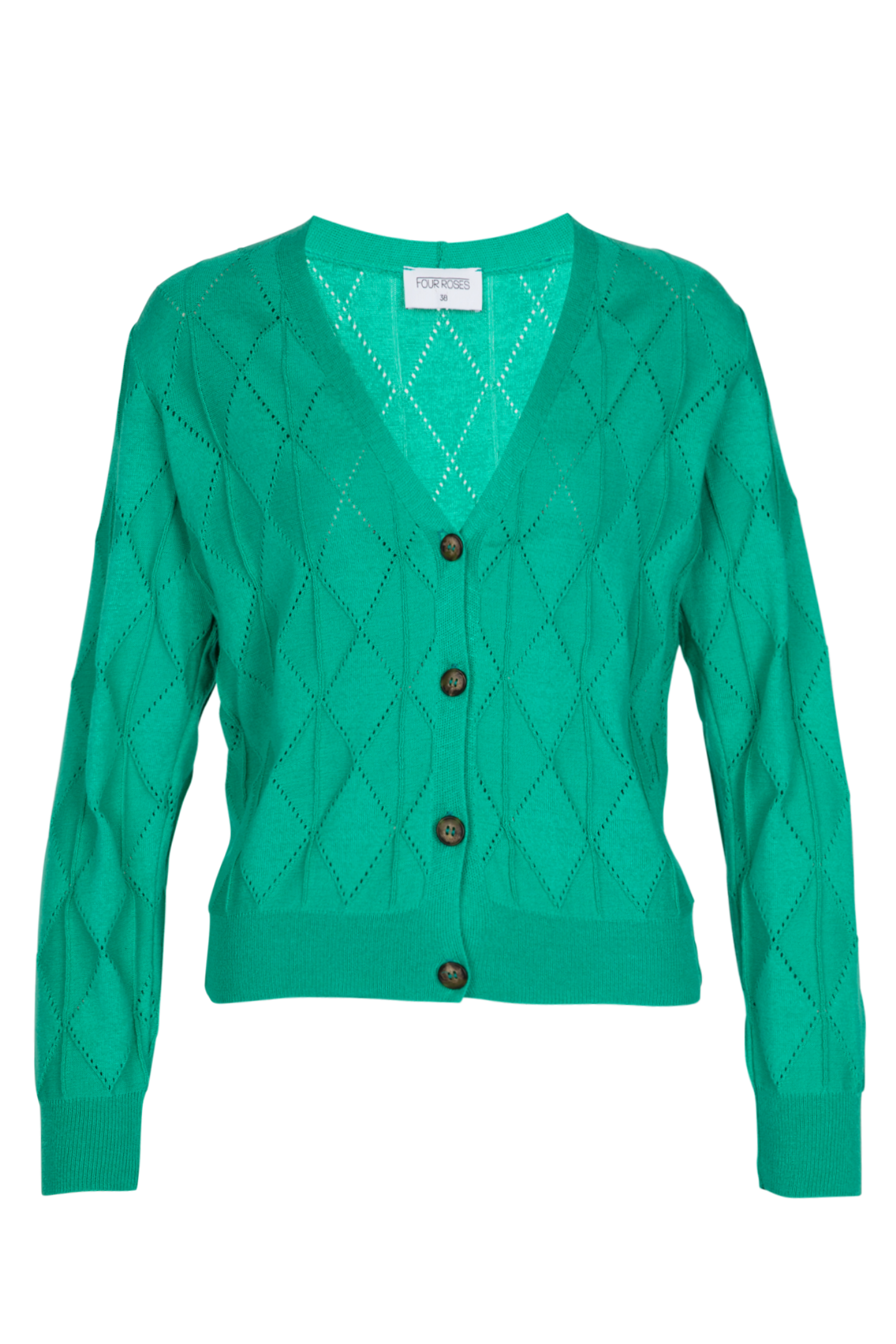 KORTE CARDIGAN AJOUR (8062)