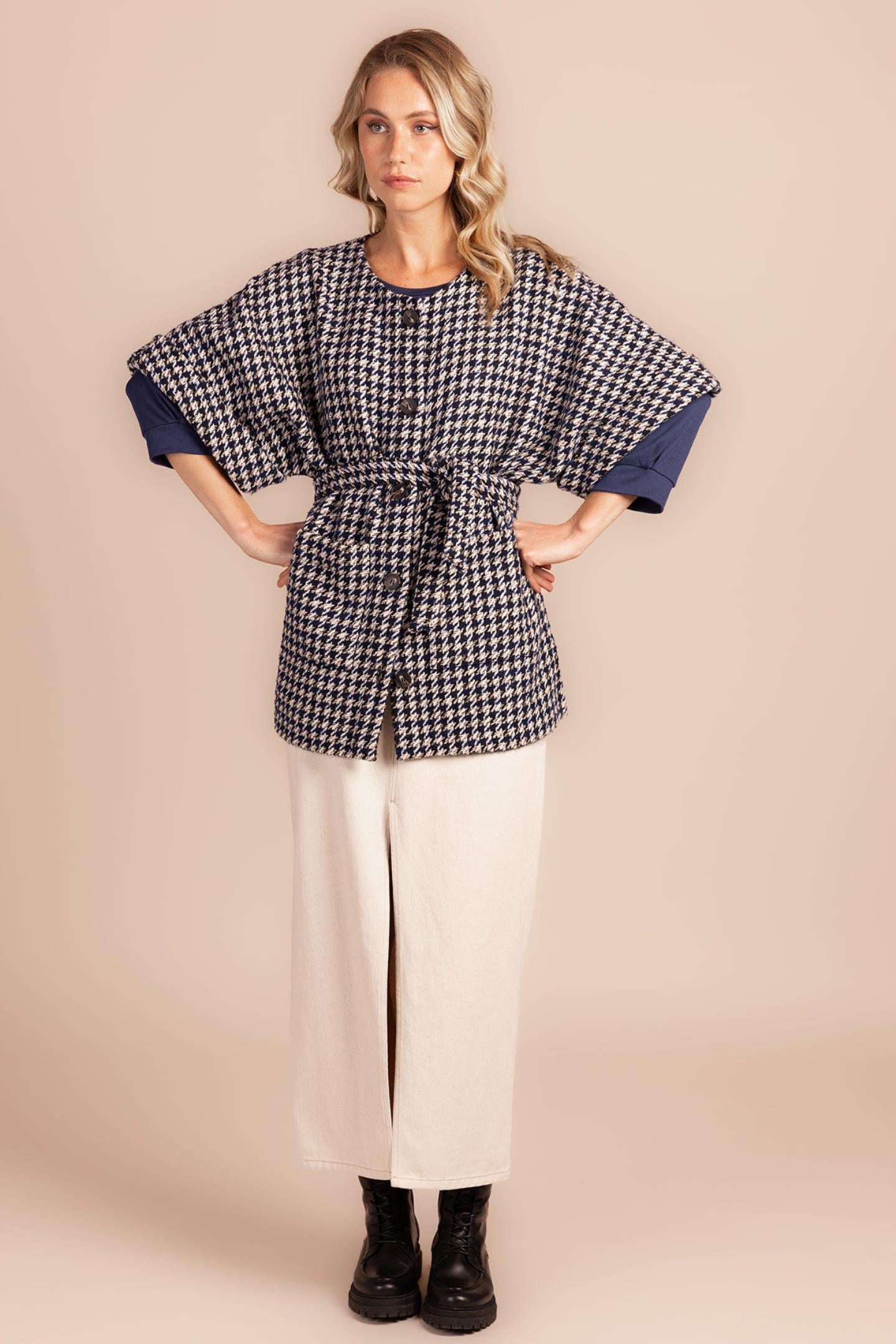 MIDI ROK MET SPLIT (8573)