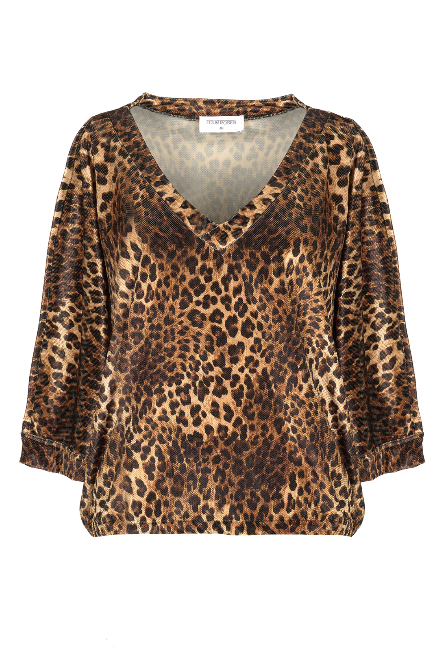 BLOUSE MET DIERENPRINT (8596)