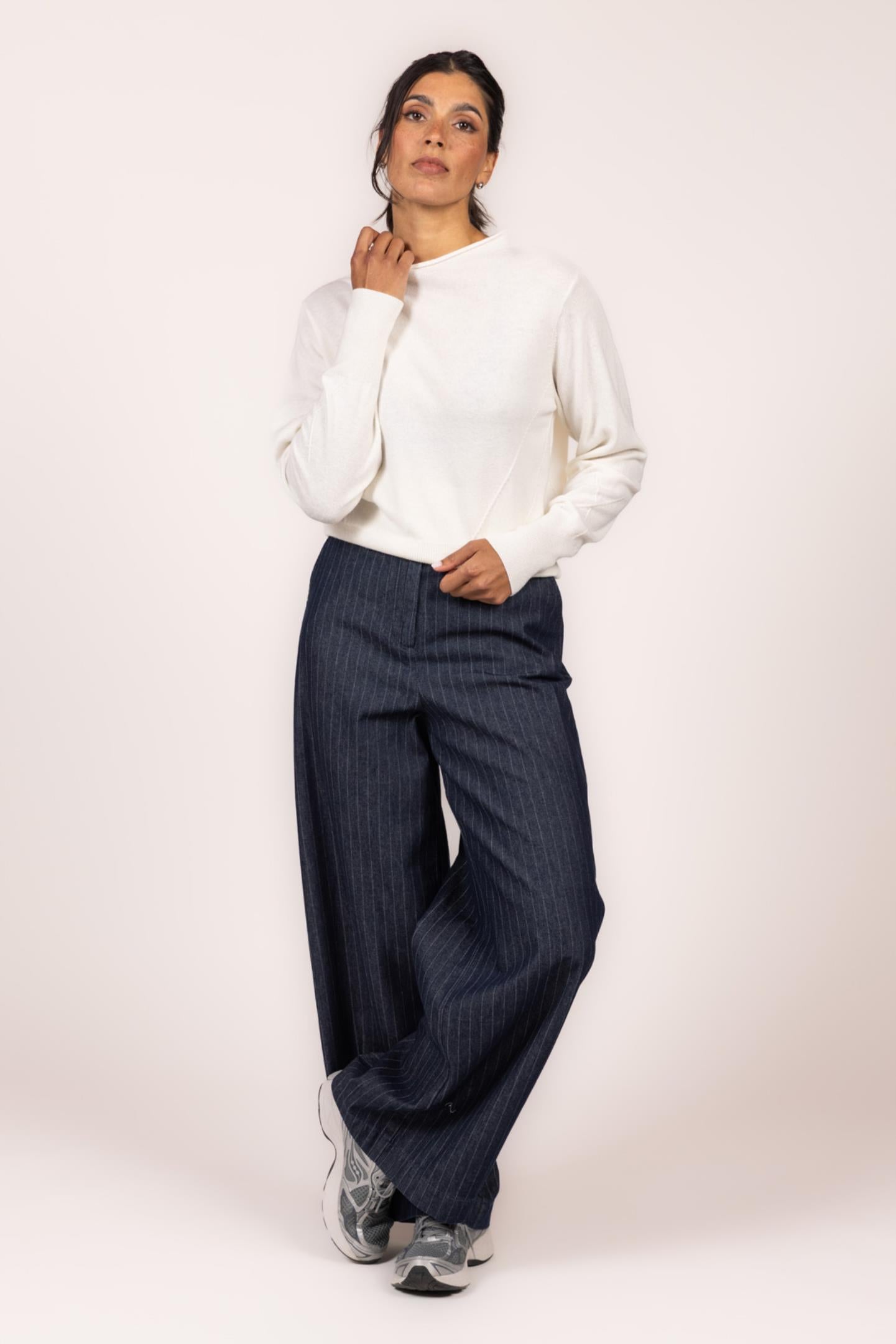 JEANS MET KRIJTSTREEP (9502)