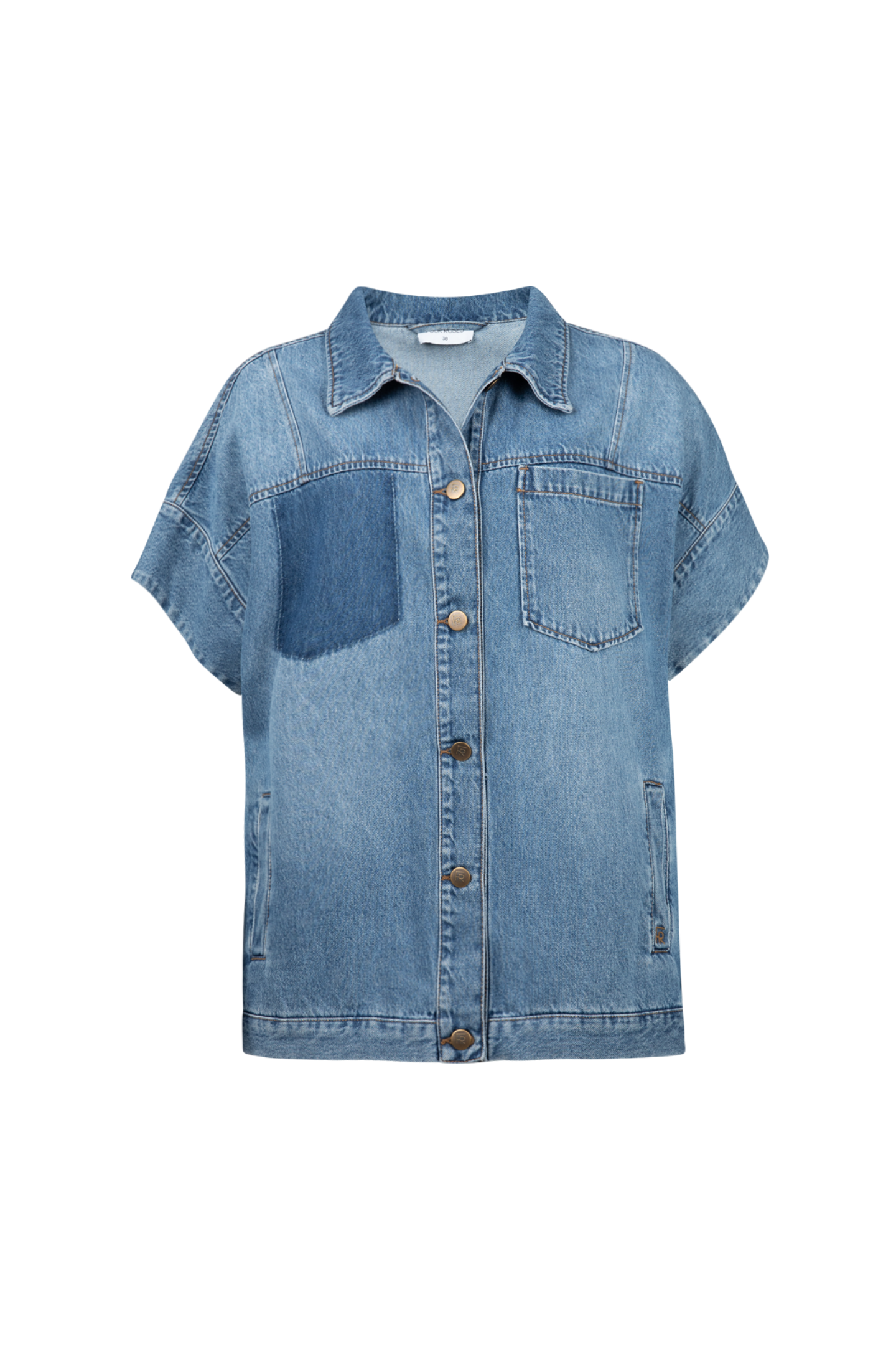 OVERSIZED JEANSVEST (9507)