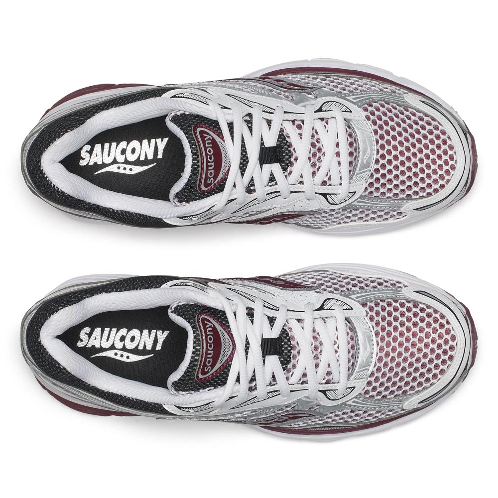 SAUCONY - Progrid 9 - White/Maroon