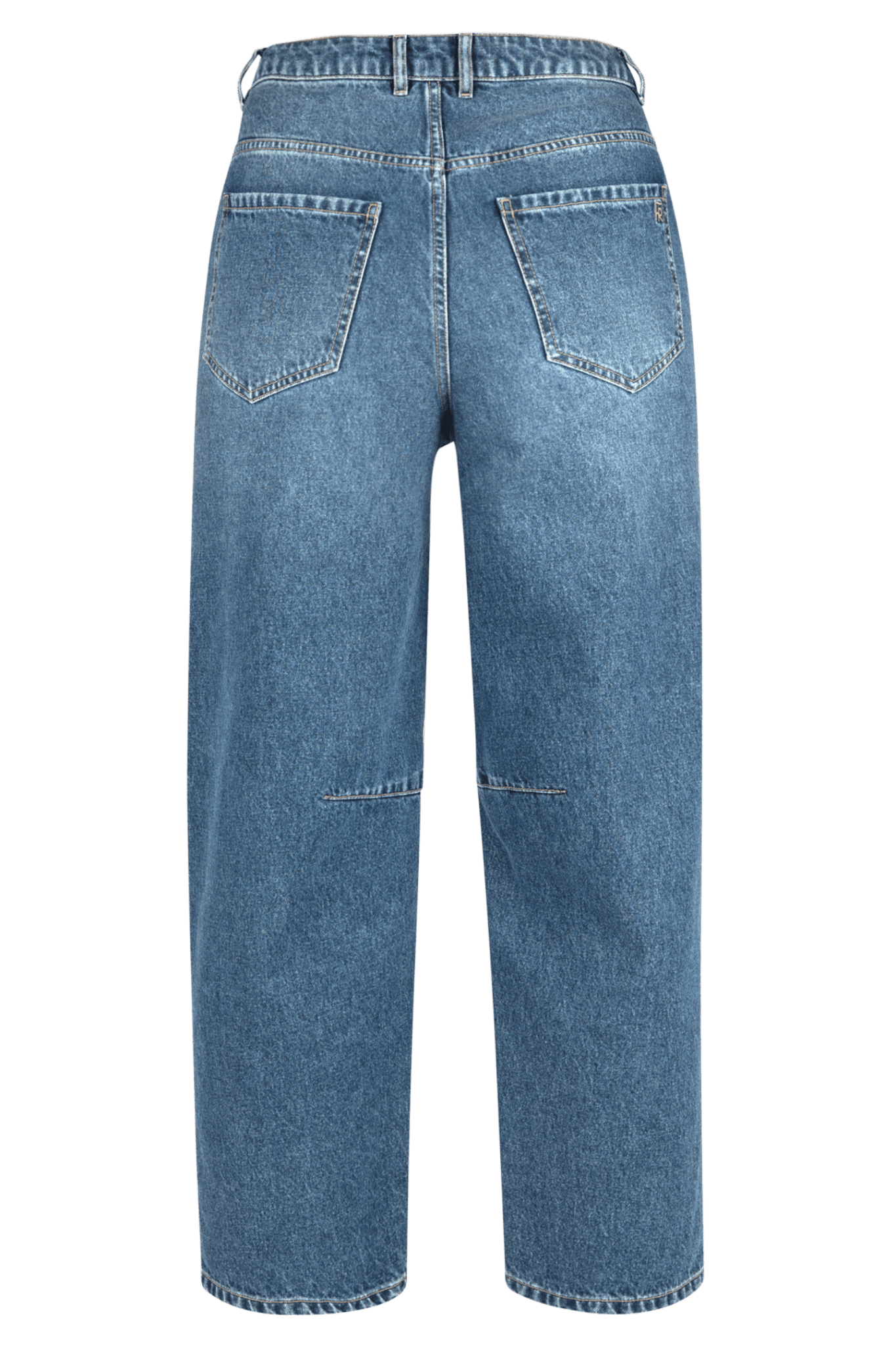 BLAUWE JEANS MET BARRELFIT (9664) - Four Roses