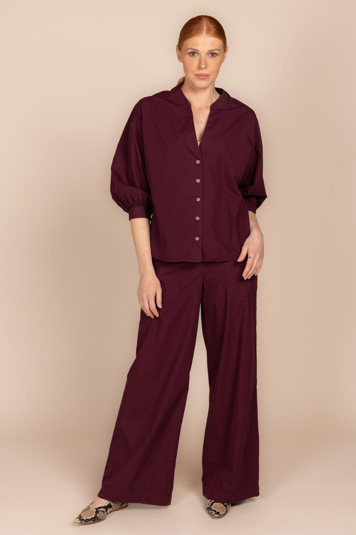 BLOUSE MET POFMOUW (9001) - Four Roses