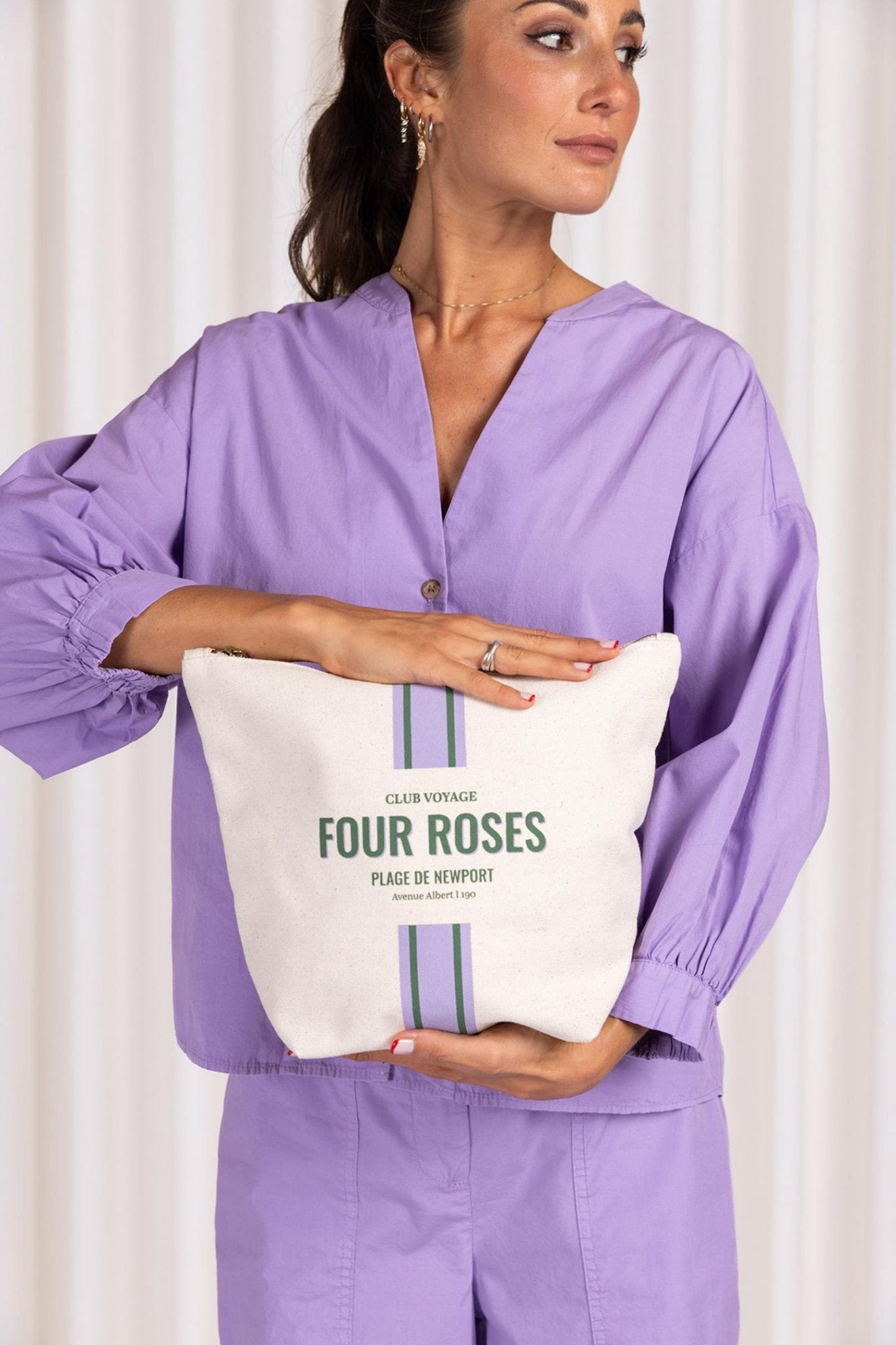BLOUSE MET POFMOUW (9001) - Four Roses