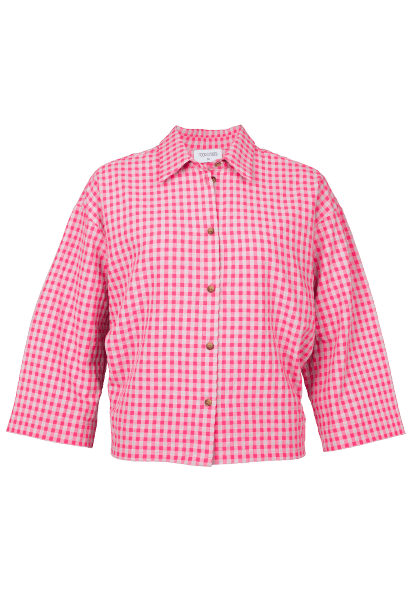 CHEMISIER À NOEUD (C9132) - Four Roses