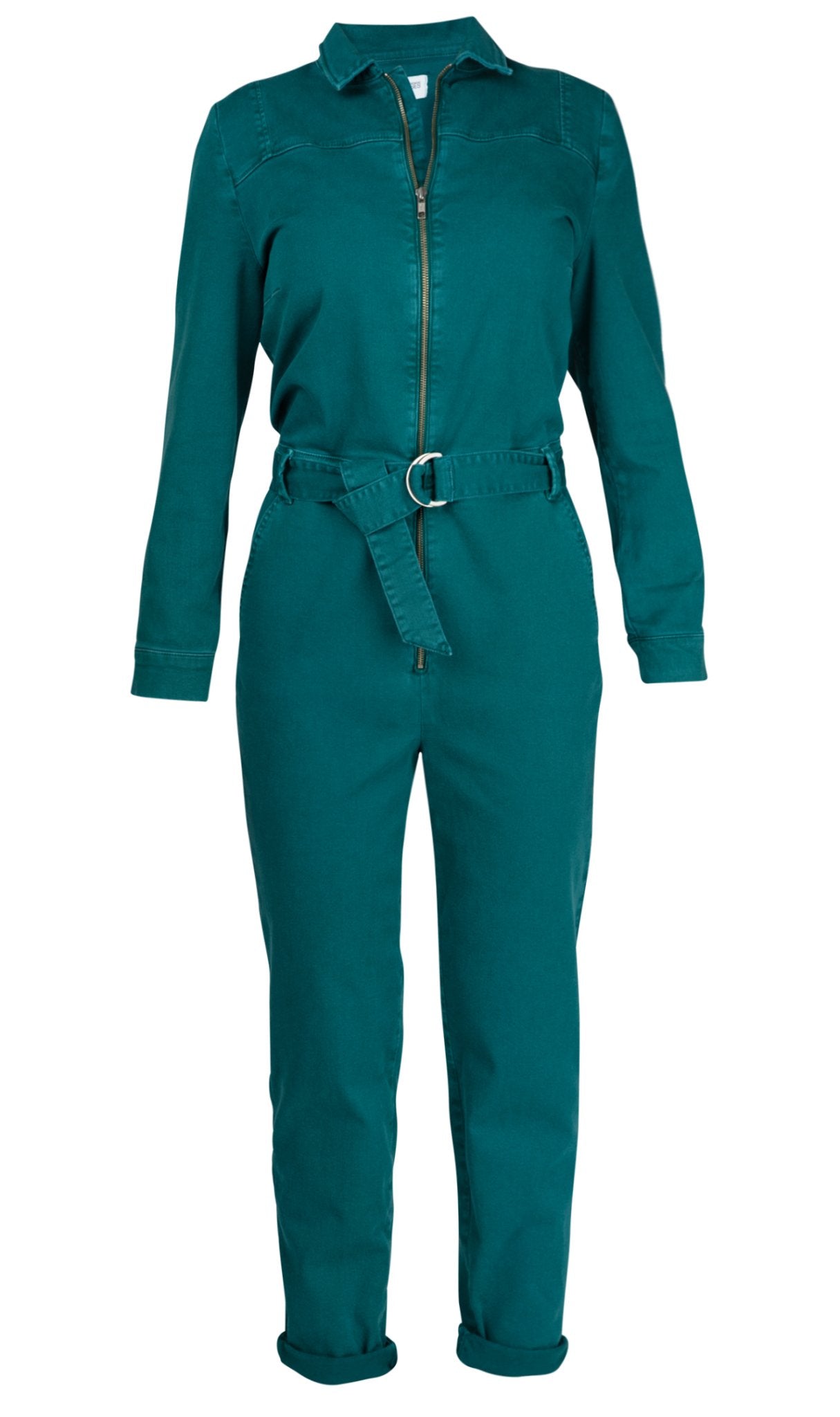 BOILERSUIT IN STRETCH DENIM (7517) - Four Roses