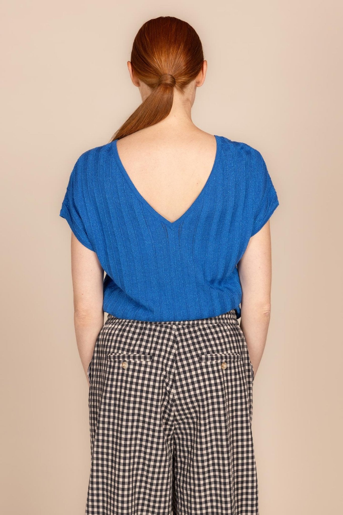 CHECKED TROUSERS (9079) - Four Roses