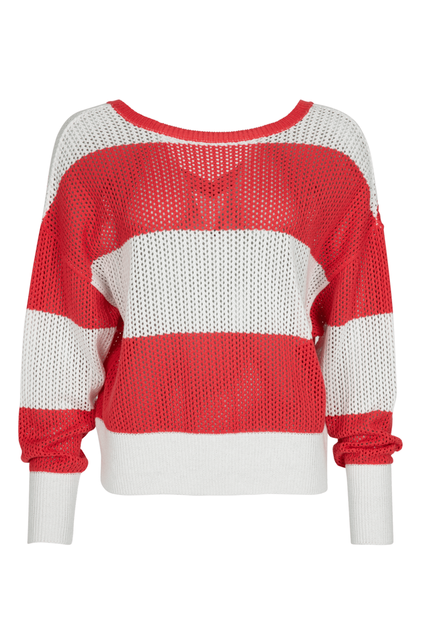 CARDIGAN MET GROOT STREEPDESSIN (8065) - Four Roses