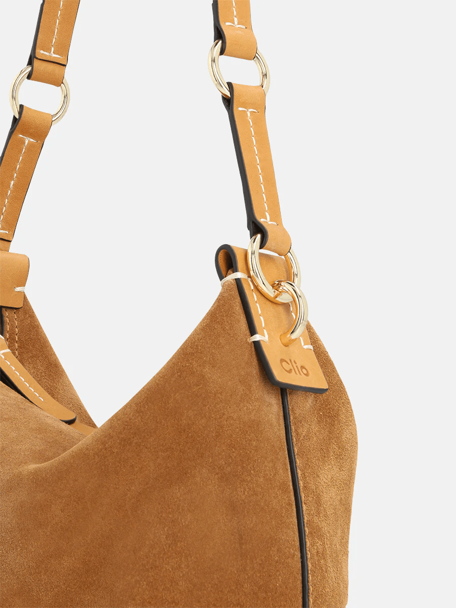 CLIO GOLDBRENNER - Charly Mini Suede - Brown - Four Roses