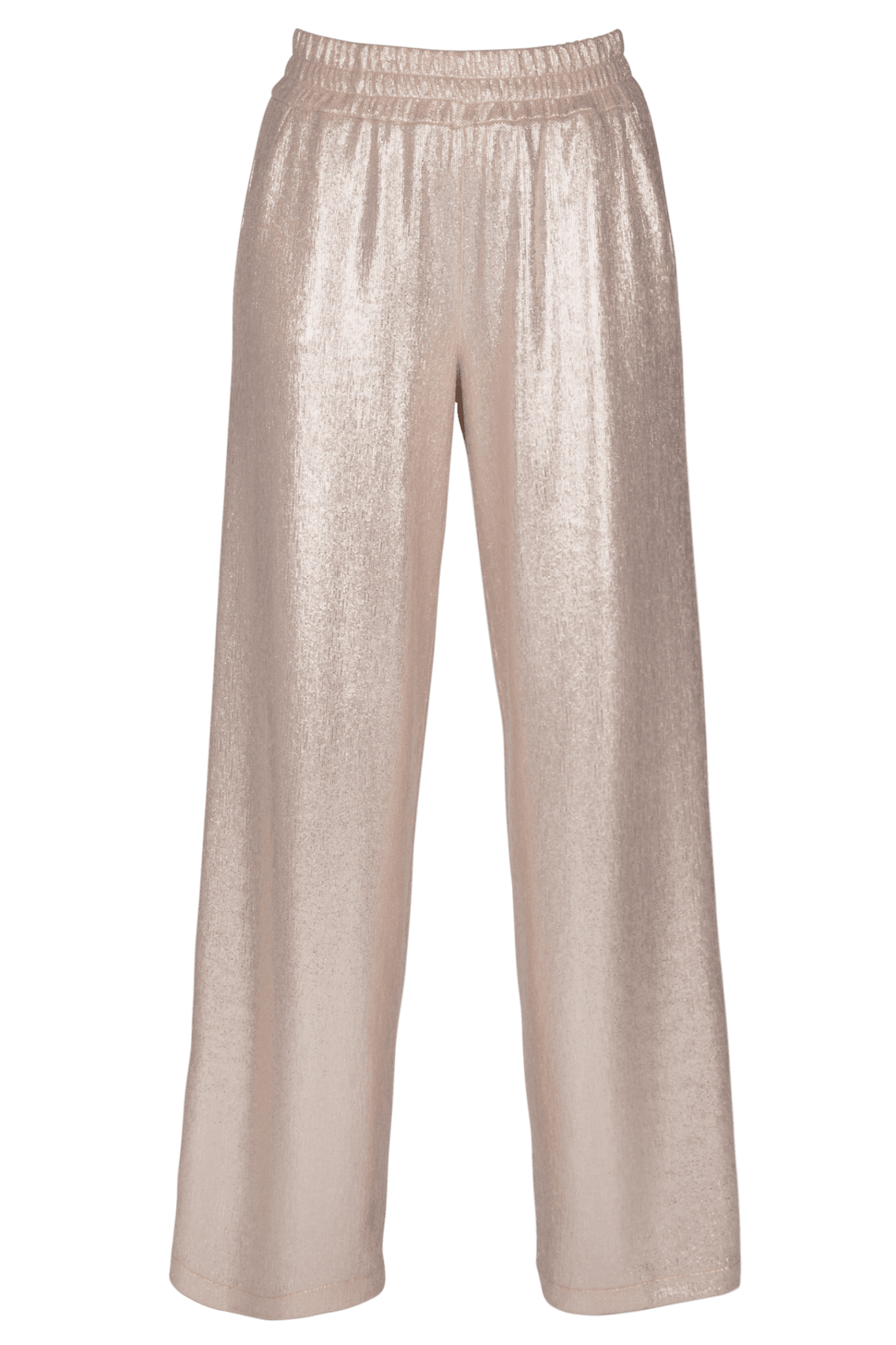 COMFY BROEK IN ZILVER - ROZE METALLIC (9080) - Four Roses