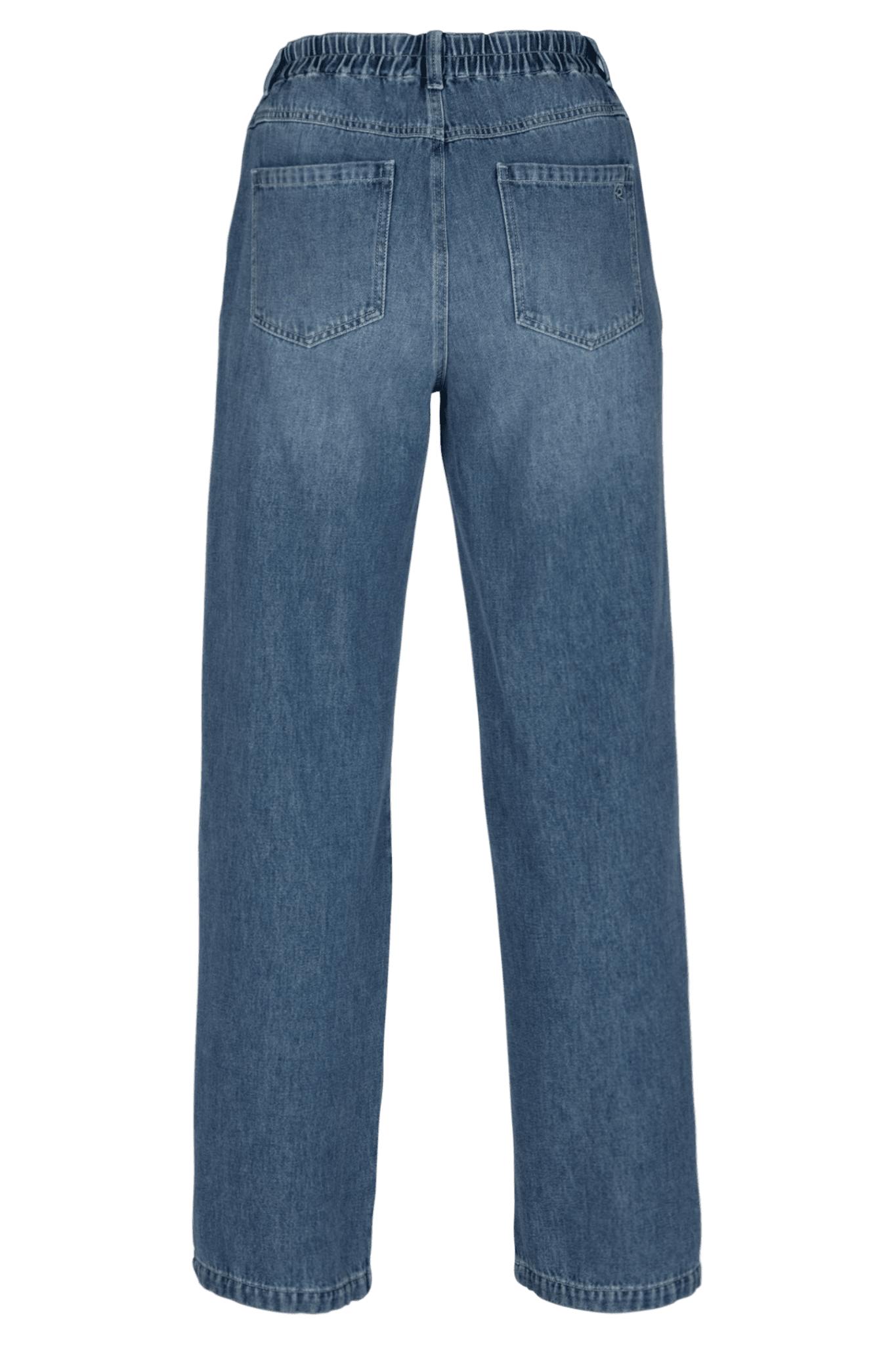 DENIM BROEK MET ELASTIEK (9012) - Four Roses
