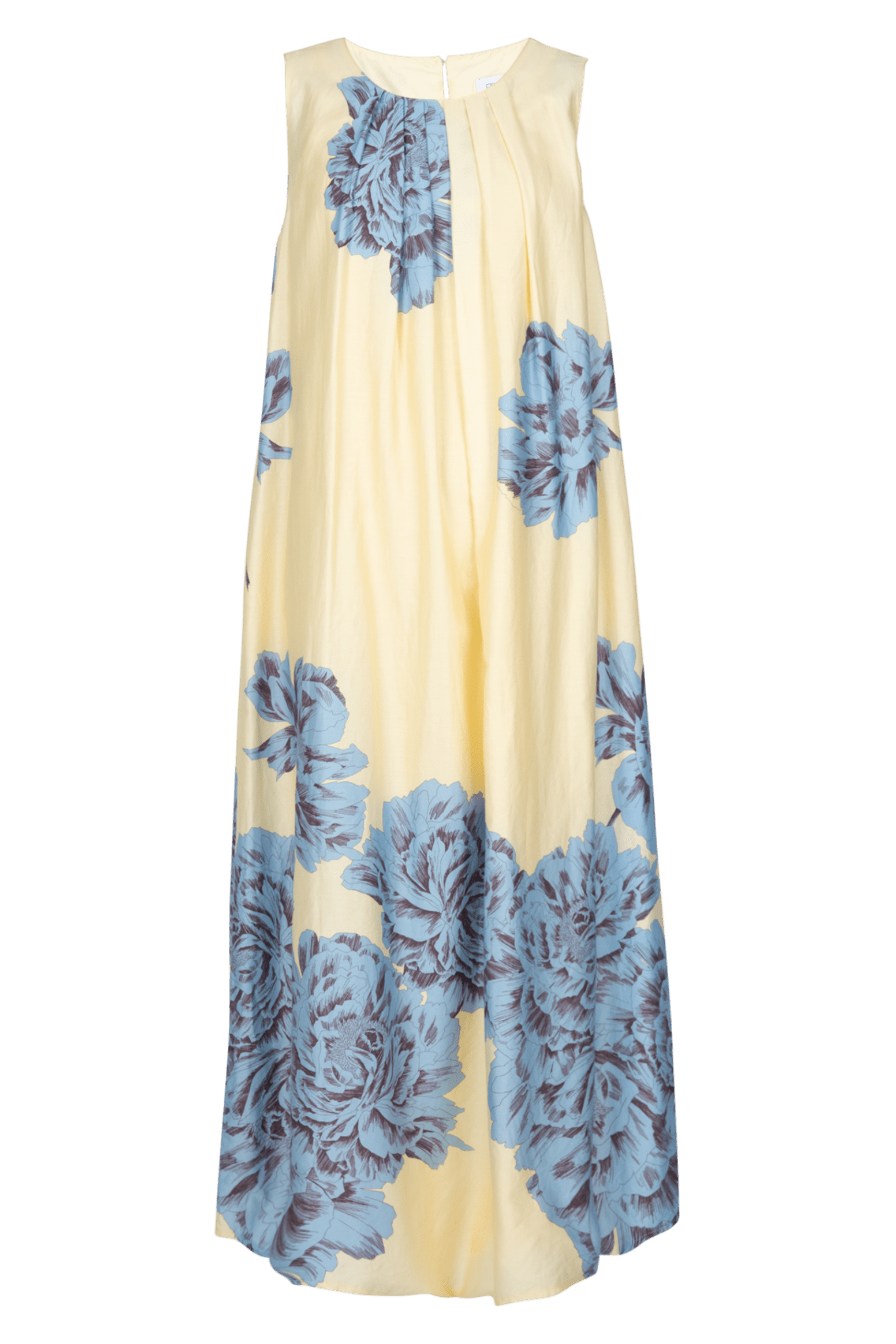 FEESTELIJK KLEED MET GEPLAATSTE BLOEMENPRINT (9106) - Four Roses