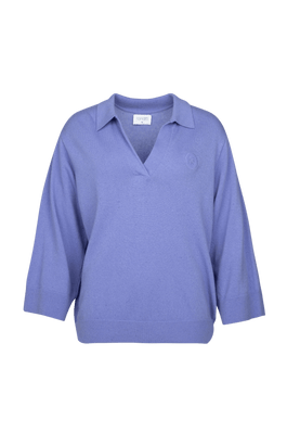 GEBREIDE POLO MET V-HALS (9530) - Four Roses