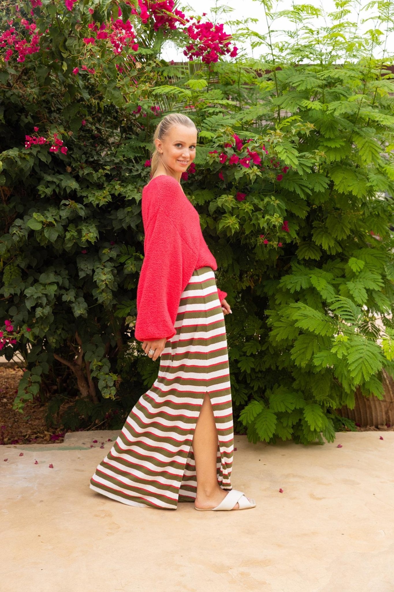 GEBREIDE SWEATER OVERSIZED (9032) - Four Roses