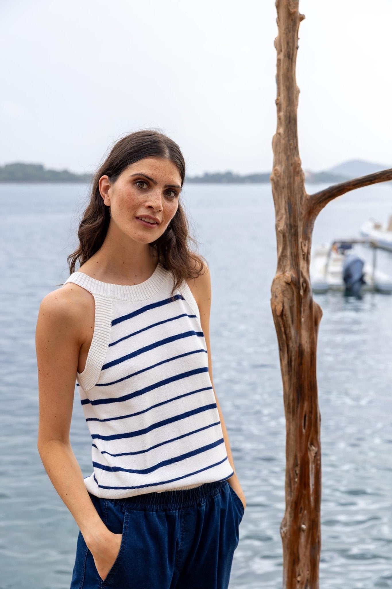 GEBREIDE TOP (9030) - Four Roses