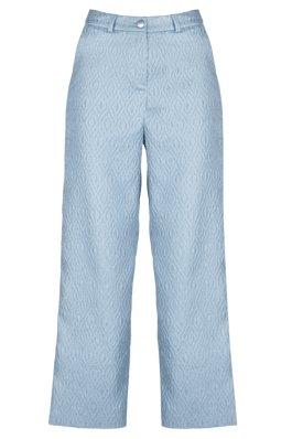 GEKLEDE BROEK MET RELIEF (9073) - Four Roses