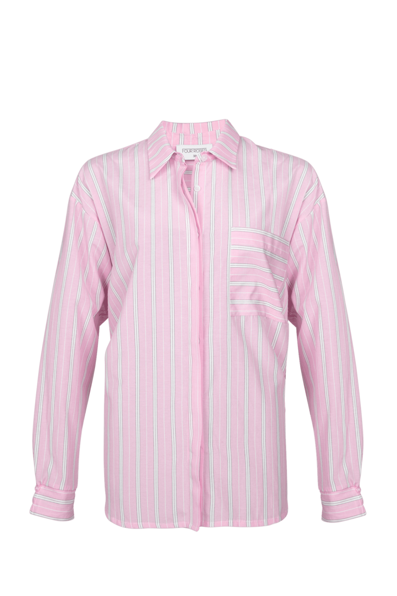 GESTREEPT HEMD (9129) - Four Roses