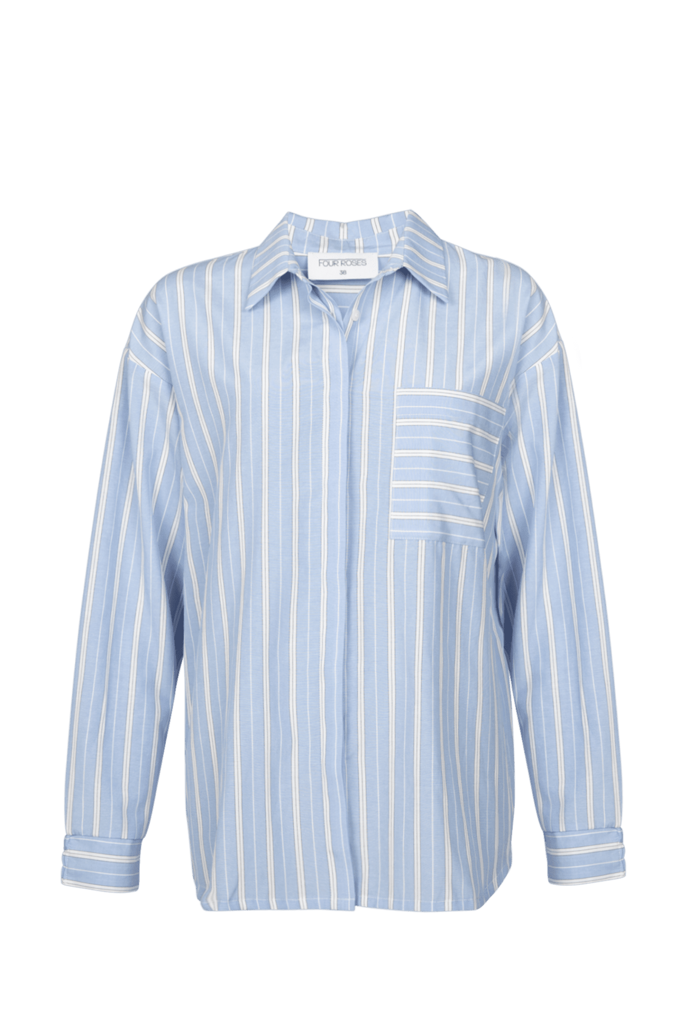 GESTREEPT HEMD (9129) - Four Roses