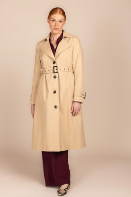 GEVOERDE TRENCHCOAT (9160) - Four Roses