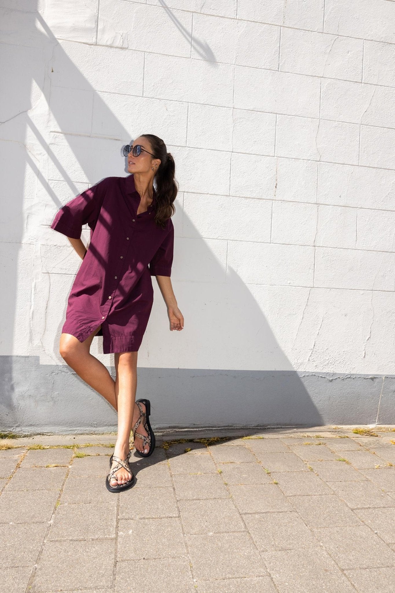 ROBE À PLIS (9000) - Four Roses